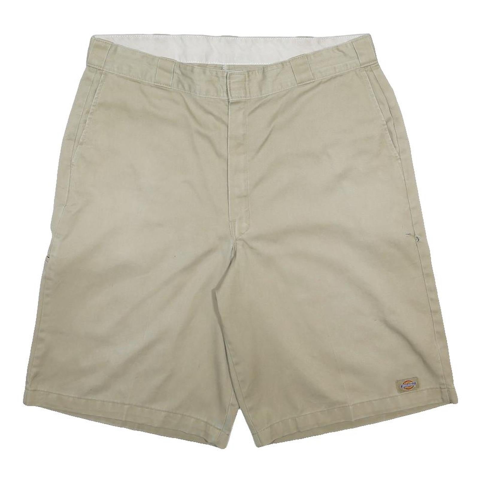 DICKIES Mens Shorts Beige Casual XL W40 Cotton Blend Workwear