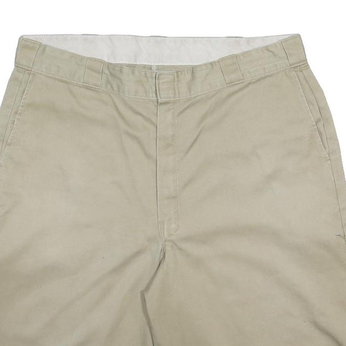 DICKIES Mens Shorts Beige Casual XL W40 Cotton Blend Workwear