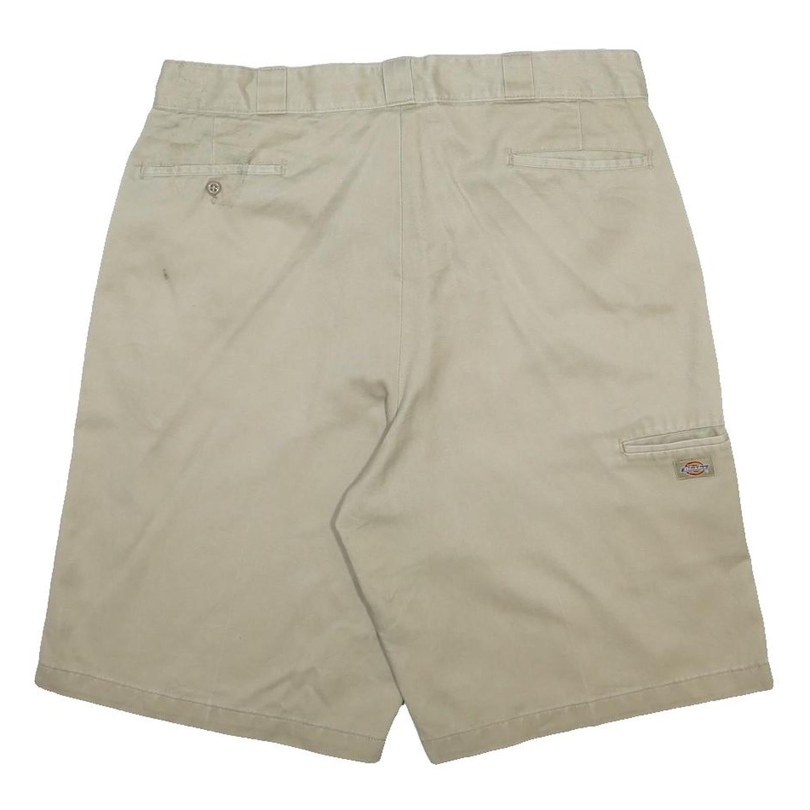 DICKIES Mens Shorts Beige Casual XL W40 Cotton Blend Workwear