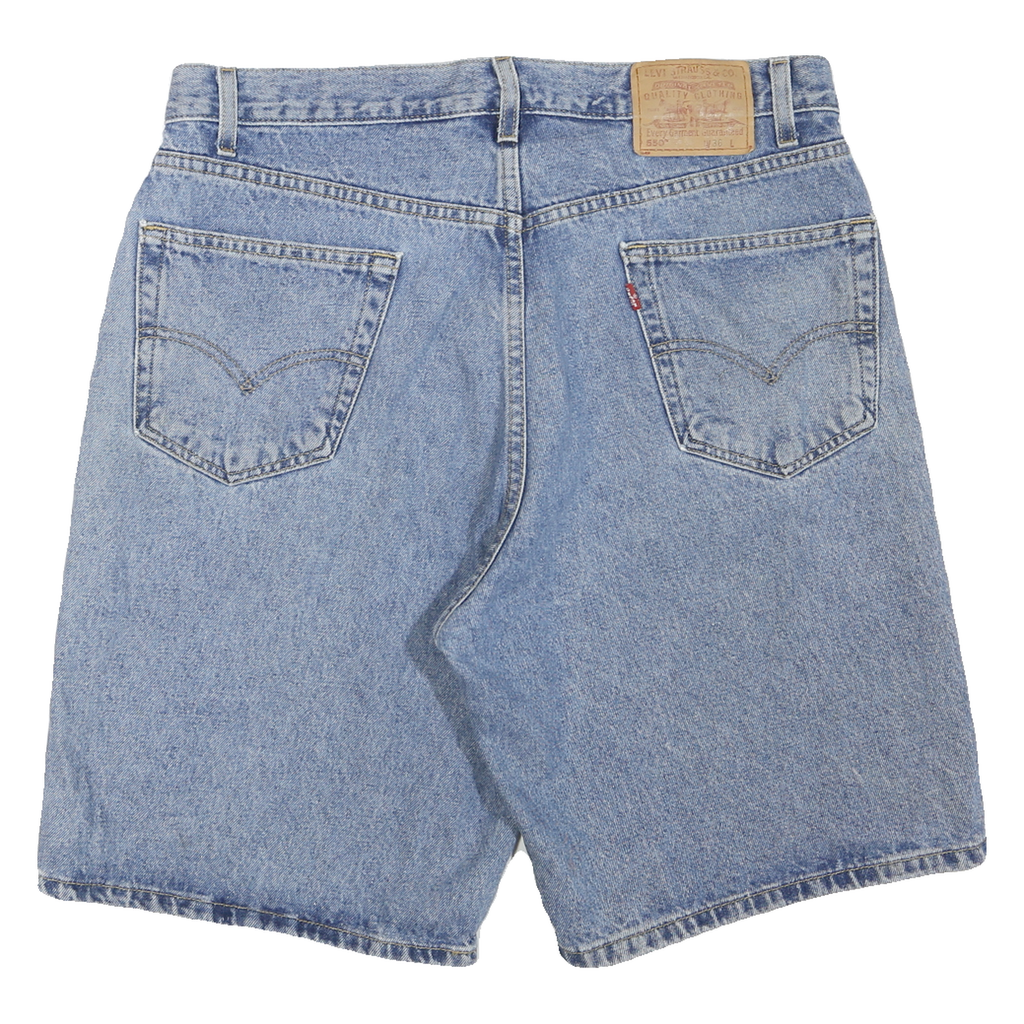 LEVI'S Mens Denim Blue Denim Shorts XL W36 Classic Cotton Blend Casual Style