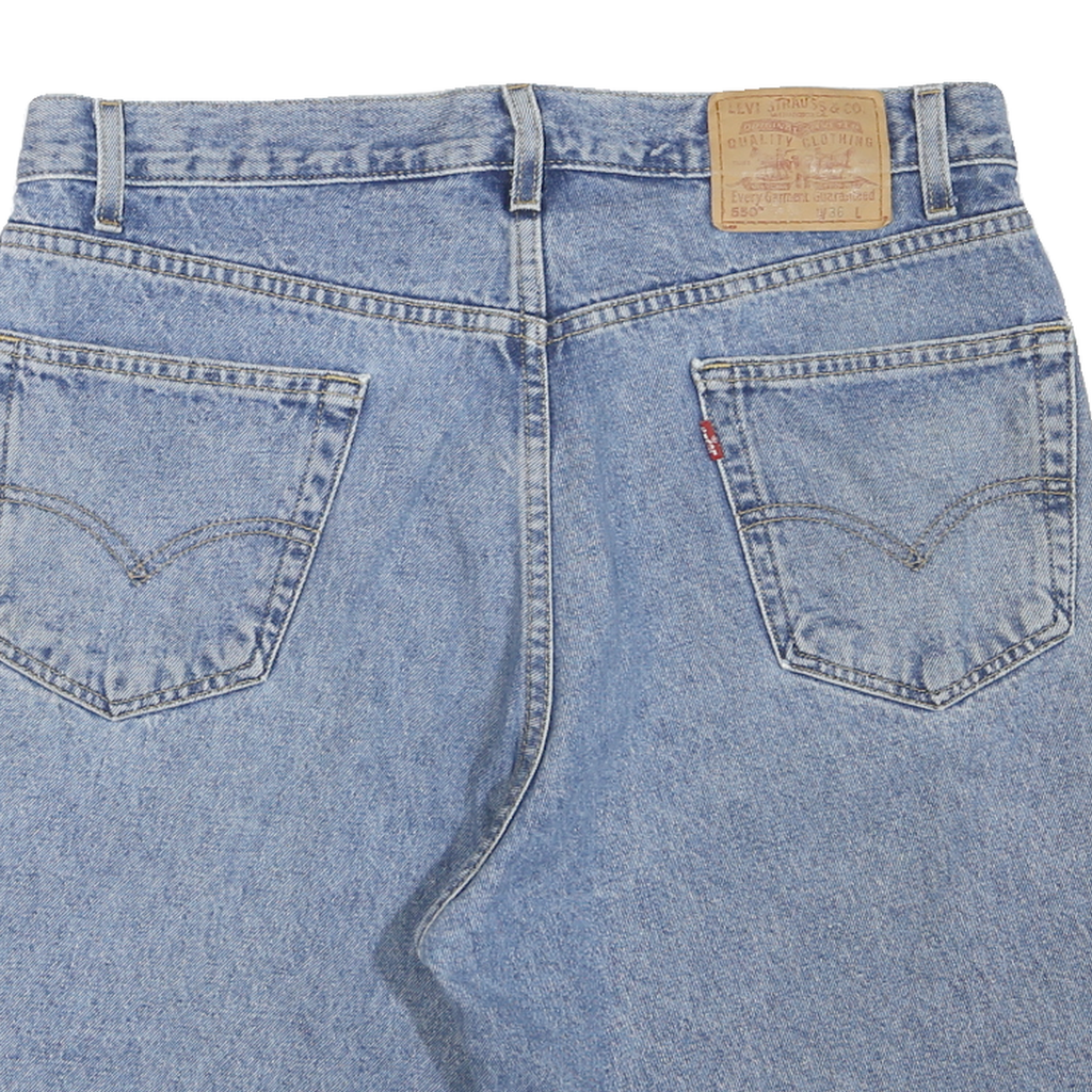 LEVI'S Mens Denim Blue Denim Shorts XL W36 Classic Cotton Blend Casual Style