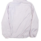 CALVIN KLEIN Womens White Lightweight Hooded Jacket M Polyester Blend Zip Plain