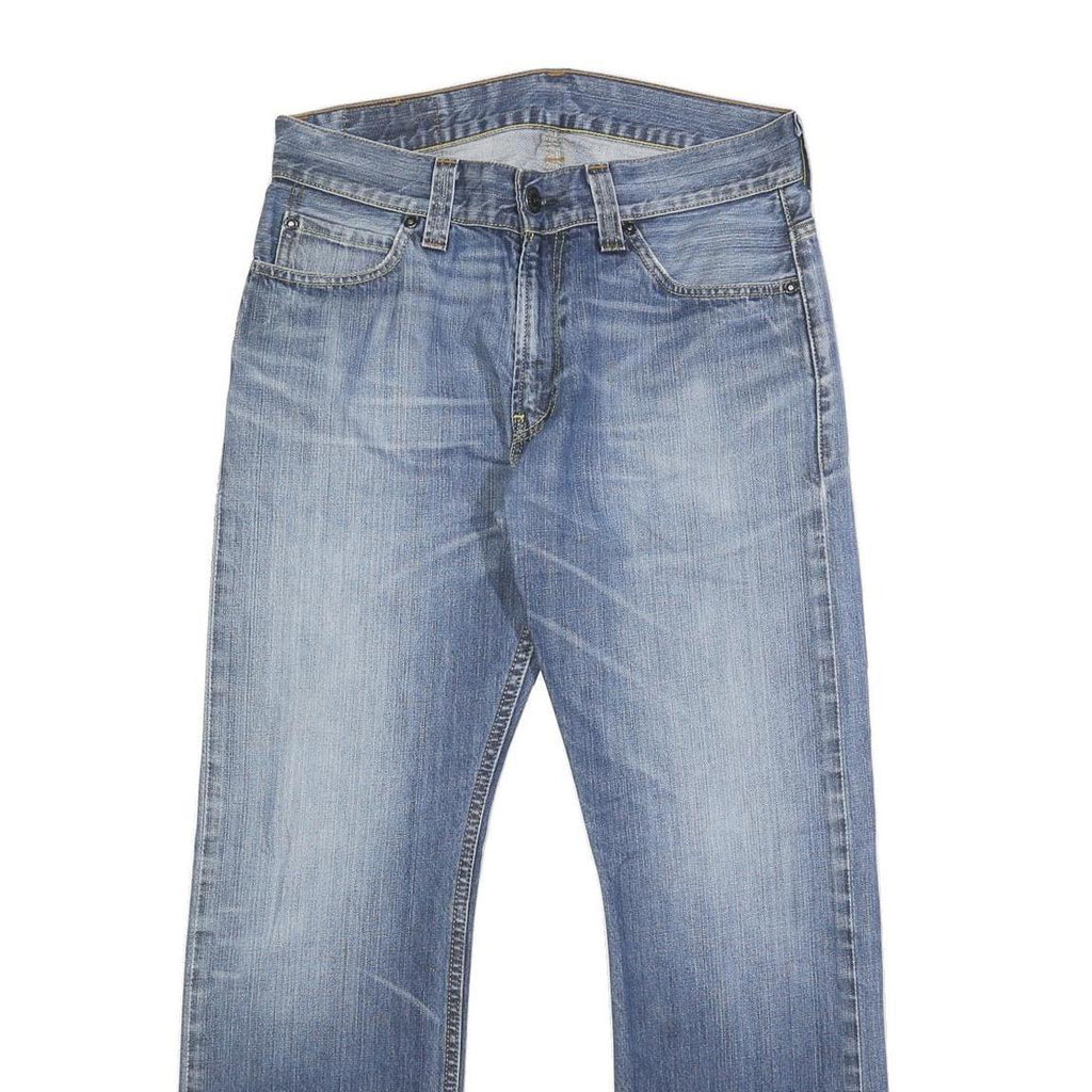 LEVI'S 505 Mens Jeans Blue Regular Straight Denim Medium W32 L30 Classic Cotton