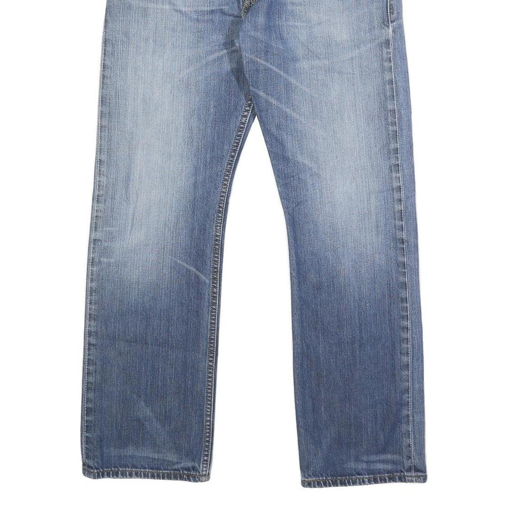 LEVI'S 505 Mens Jeans Blue Regular Straight Denim Medium W32 L30 Classic Cotton