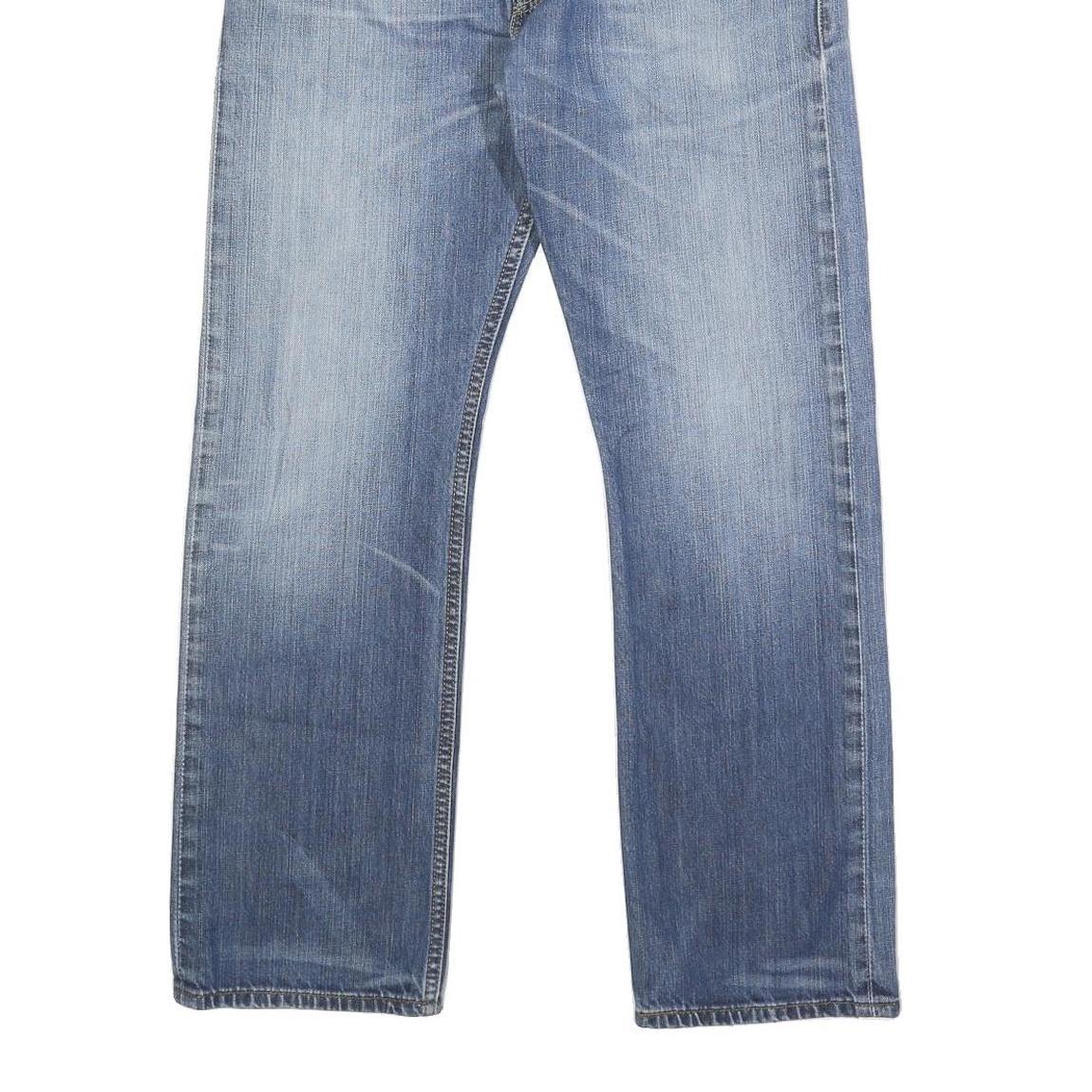 LEVI'S 505 Mens Jeans Blue Regular Straight Denim Medium W32 L30 Classic Cotton