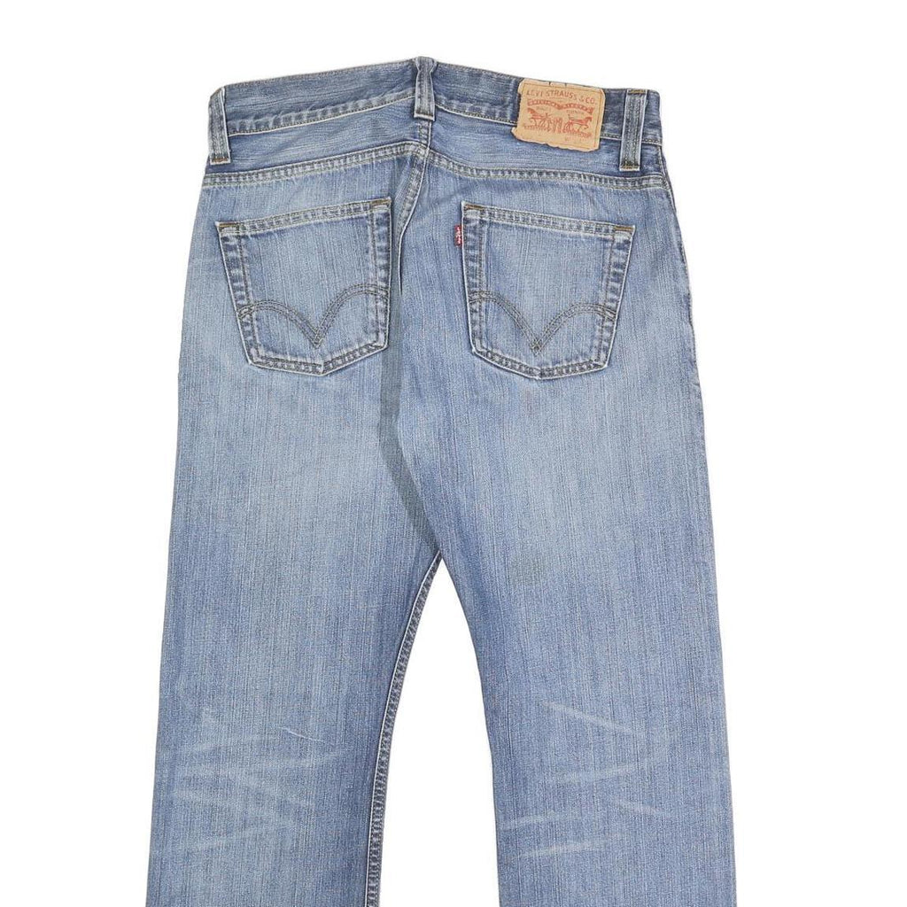 LEVI'S 505 Mens Jeans Blue Regular Straight Denim Medium W32 L30 Classic Cotton