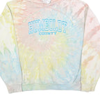 EXIST Womens Pastel Tie Dye Humboldt County Hoodie L Cotton Blend Casual
