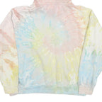 EXIST Womens Pastel Tie Dye Humboldt County Hoodie L Cotton Blend Casual