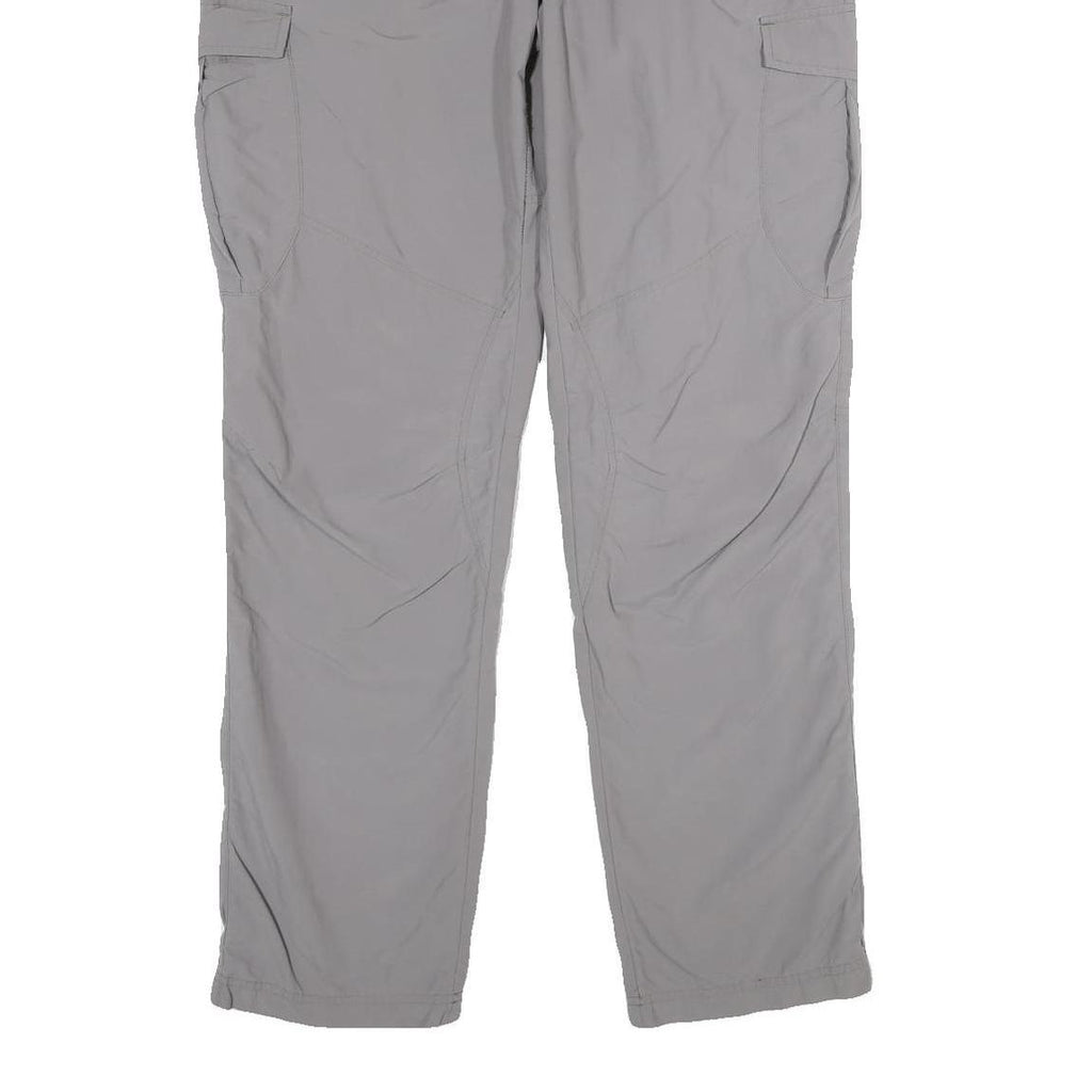 MAMMUT Womens Polyamide Grey Regular Straight Trousers W34 L34 Outdoor Hiking