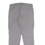 MAMMUT Womens Polyamide Grey Regular Straight Trousers W34 L34 Outdoor Hiking