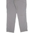 MAMMUT Womens Polyamide Grey Regular Straight Trousers W34 L34 Outdoor Hiking