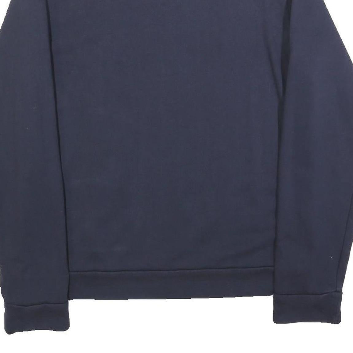 CALVIN KLEIN Mens Navy Blue Sweatshirt Crew Neck M Logo Print