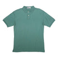 FILA Mens Green Short Sleeve Plain Cotton Polo Shirt L Casual Classic