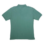 FILA Mens Green Short Sleeve Plain Cotton Polo Shirt L Casual Classic