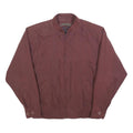 CASUALLAND Mens Maroon Zip Jacket M Polyester Blend Casual Basic