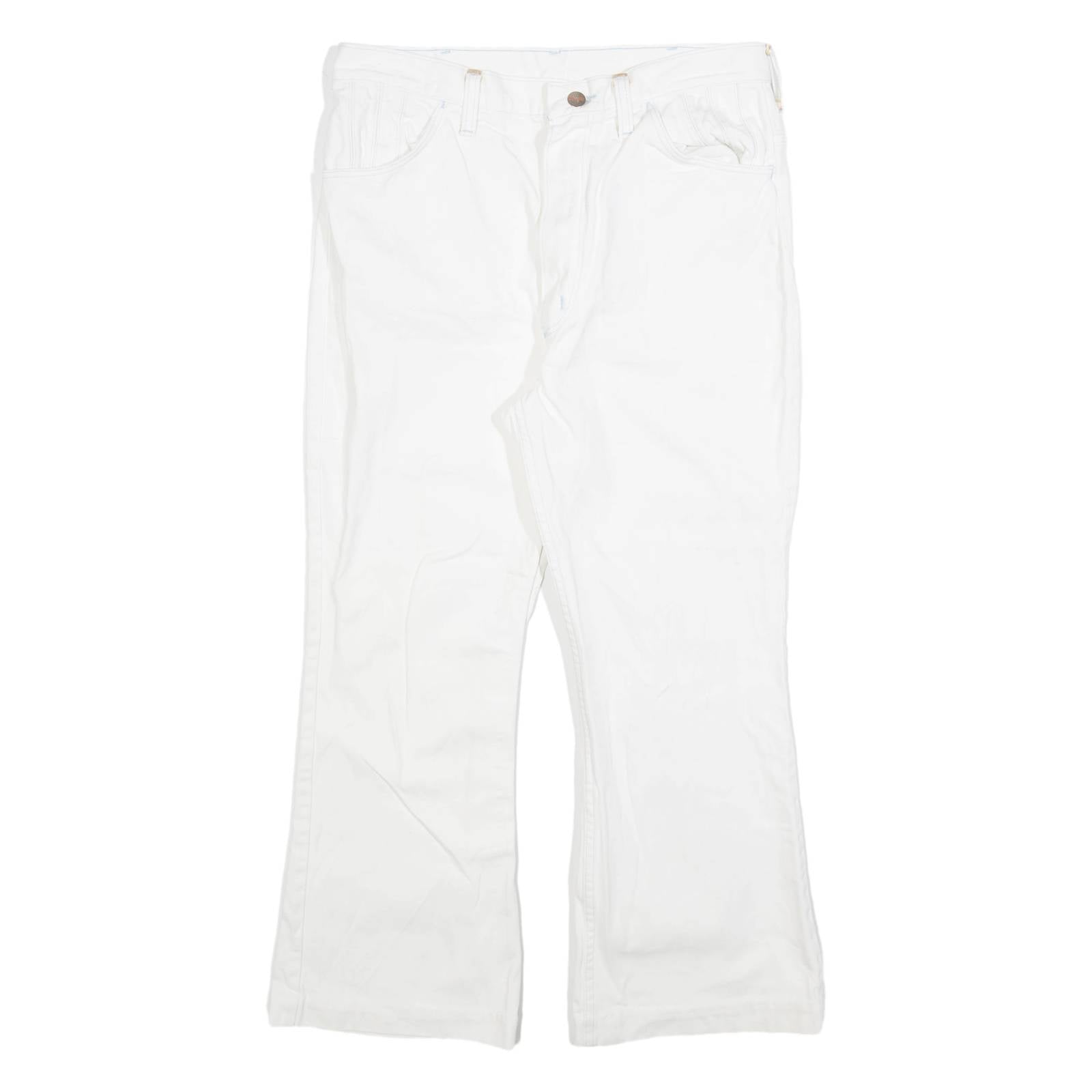 WRANGLER Womens Jeans White Regular Bootcut W30 L25
