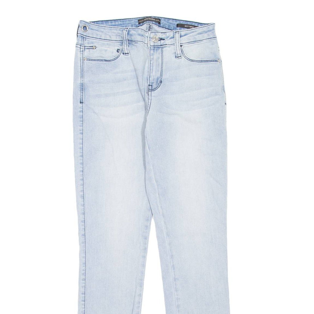 GUESS Sexy Curve Womens Jeans Blue Slim Skinny Stone Wash W26 L29