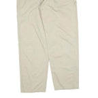 LEE Mens Regular Beige Cotton Blend Trousers W36 L31 Casual Zip Closure