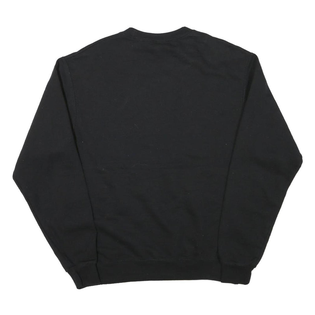 CHAMPION Mens Black University Of The Pacific Crew Neck L Cotton Sweatshirt