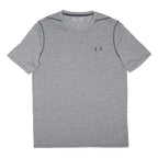 UNDER ARMOUR Mens Grey Athletic T-Shirt M Short Sleeve Crew Neck Performance