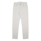 LEVI'S 512 BIG E Mens Jeans White Slim Skinny Denim Light W28 L29 Cotton Blend