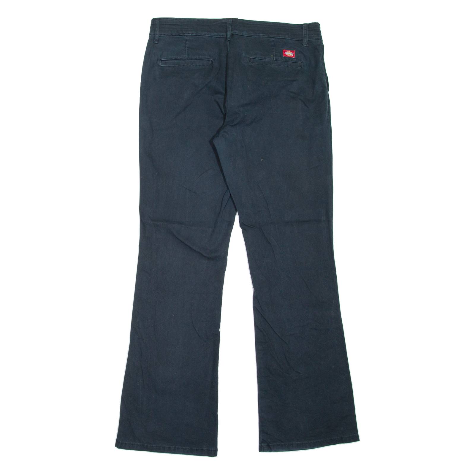 DICKIES Workwear Womens Trousers Black Slim Bootcut W32 L30