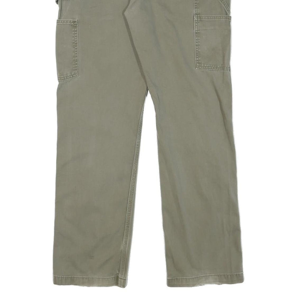 CARHARTT Mens Cotton Blend Beige Workwear Regular Straight Trousers W31 L31