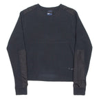 NIKE Womens Sweatshirt Black Crew Neck S