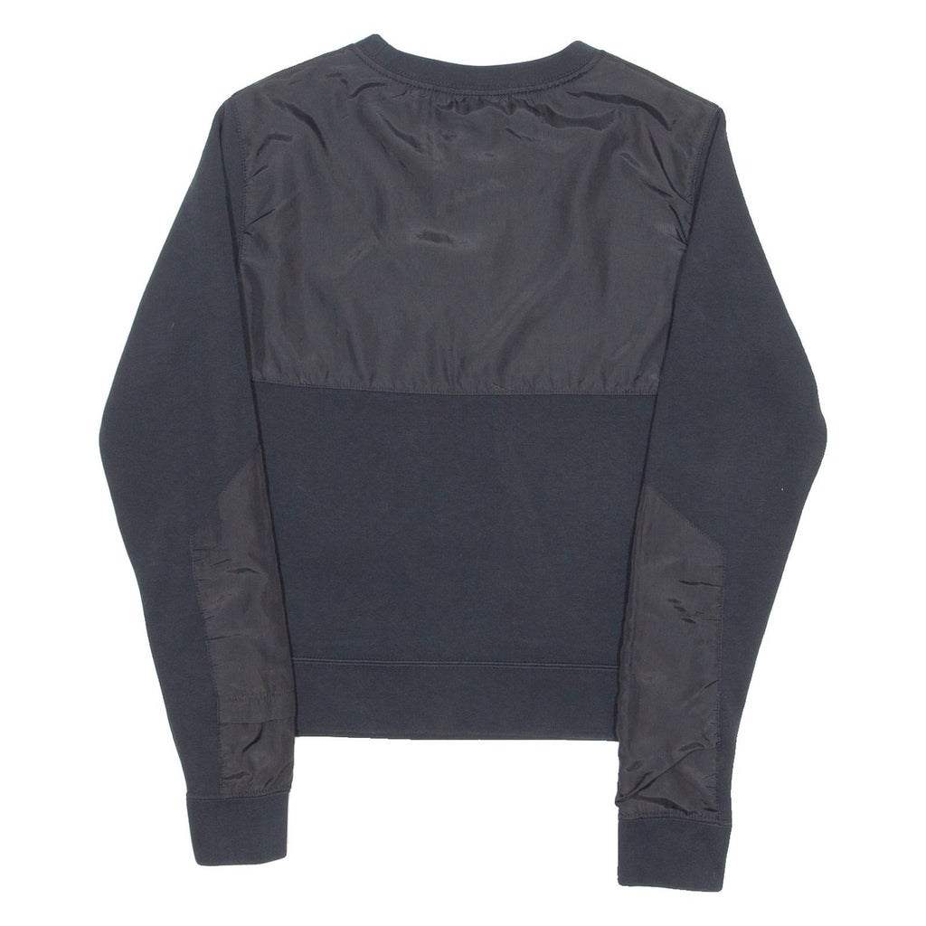 NIKE Womens Sweatshirt Black Crew Neck S