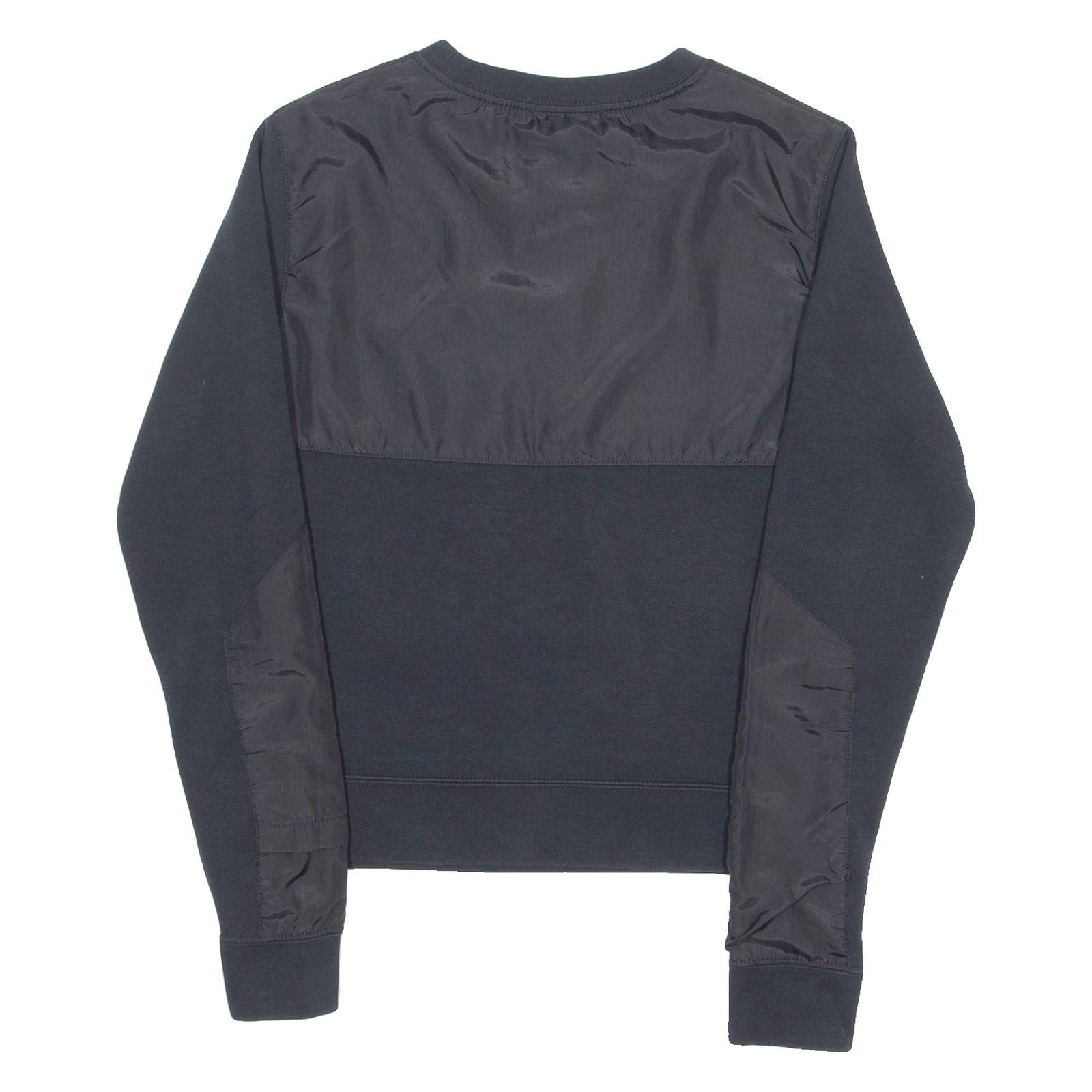 NIKE Womens Sweatshirt Black Crew Neck S