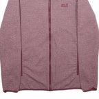 JACK WOLFSKIN Womens Purple Zip Jacket UK 12 Polyester Casual Outdoor Layer
