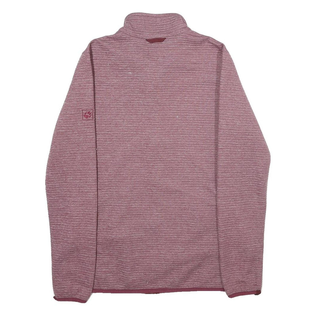 JACK WOLFSKIN Womens Purple Zip Jacket UK 12 Polyester Casual Outdoor Layer