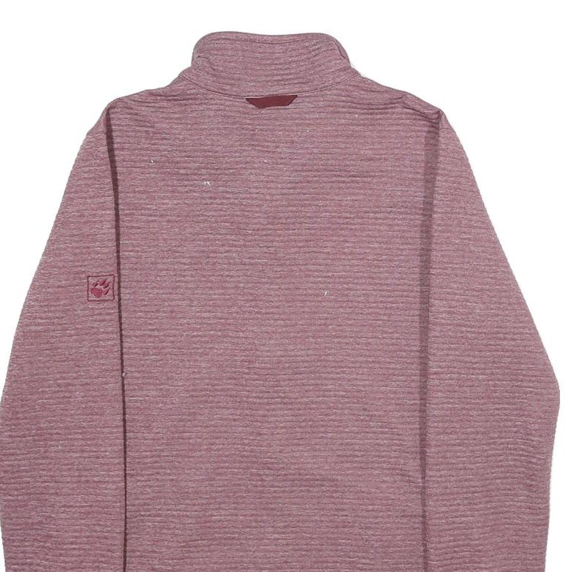 JACK WOLFSKIN Womens Purple Zip Jacket UK 12 Polyester Casual Outdoor Layer