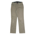 RALPH BY RALPH LAUREN Womens Cotton Blend Beige Slim Straight Trousers W28 L30
