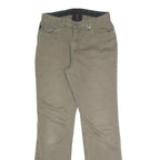 RALPH BY RALPH LAUREN Womens Cotton Blend Beige Slim Straight Trousers W28 L30