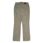 RALPH BY RALPH LAUREN Womens Cotton Blend Beige Slim Straight Trousers W28 L30