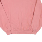 JERZEES Mens Pink Crew Neck S Cotton Blend Sweatshirt Casual Essential