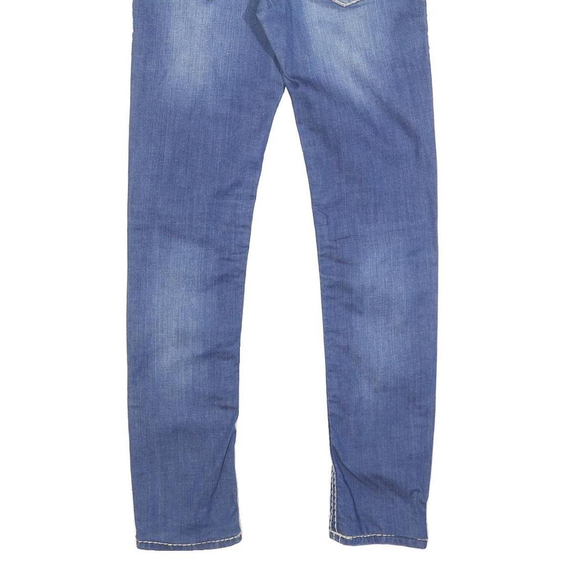 TRUE RELIGION Womens Jeans Blue Slim Skinny Denim Medium W28 L29 Fashion Cotton