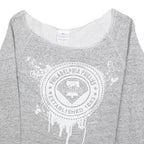 MLB Womens Grey Philadelphia Phillies Crew Neck M Cotton Blend Sweatshirt