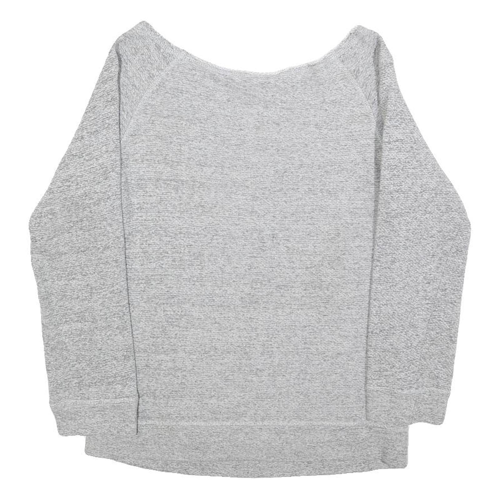 MLB Womens Grey Philadelphia Phillies Crew Neck M Cotton Blend Sweatshirt