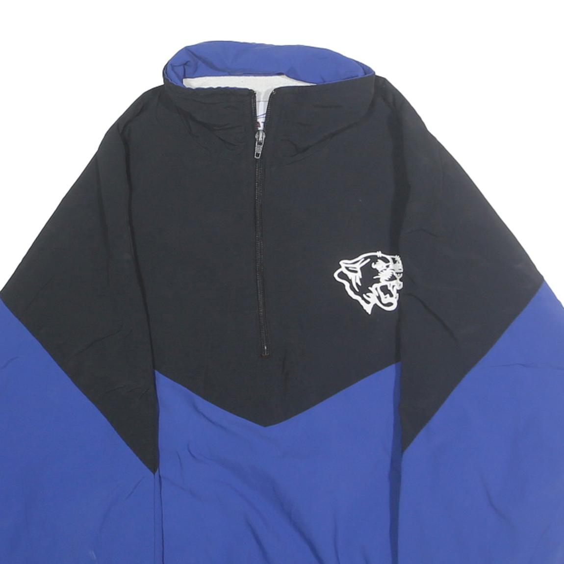 MATMAN Mens Black & Blue Cascade Christian Nylon Jacket XS Plain Athletic