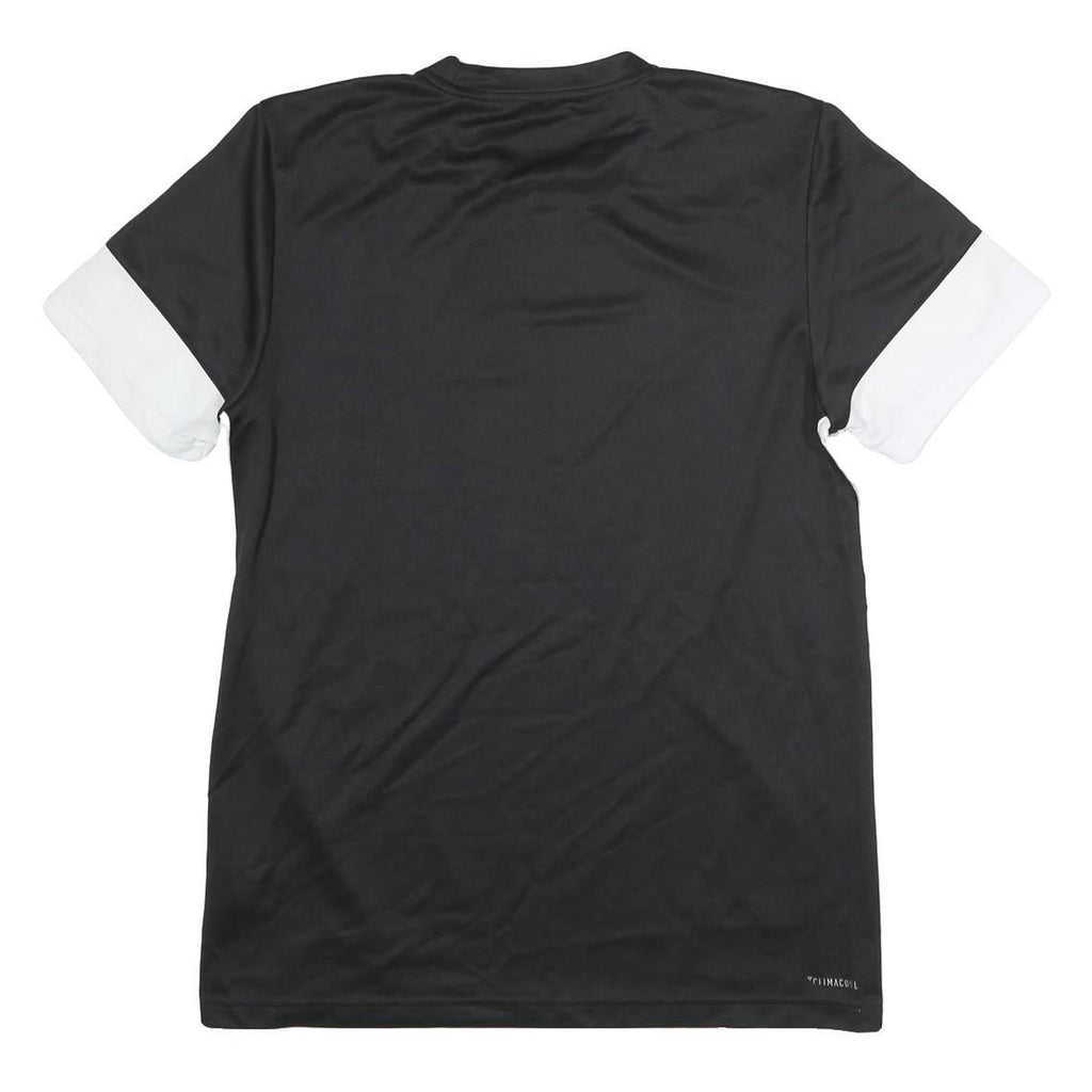 ADIDAS Mens Black & White Logo Graphic T-Shirt M Short Sleeve Crew Neck Athletic