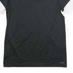 ADIDAS Mens Black & White Logo Graphic T-Shirt M Short Sleeve Crew Neck Athletic