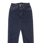 LEVI'S 501 Womens Jeans Blue Regular Straight Denim Medium W25 L28 Classic Fit
