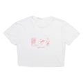 KIWI AND CO Cropped Womens T-Shirt White XS