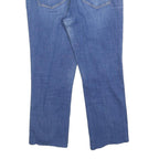 LEVI'S Womens Slim Blue Denim Raw Edge Jeans W32 L24 Classic Cotton Blend