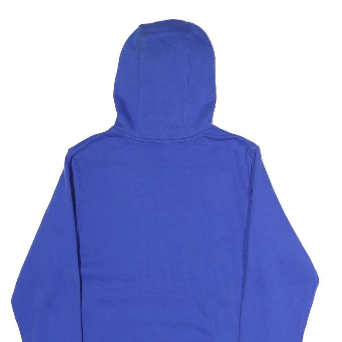 NIKE Mens Blue Carmel Basketball Pullover Hoodie M Cotton Sports Sweatshirt