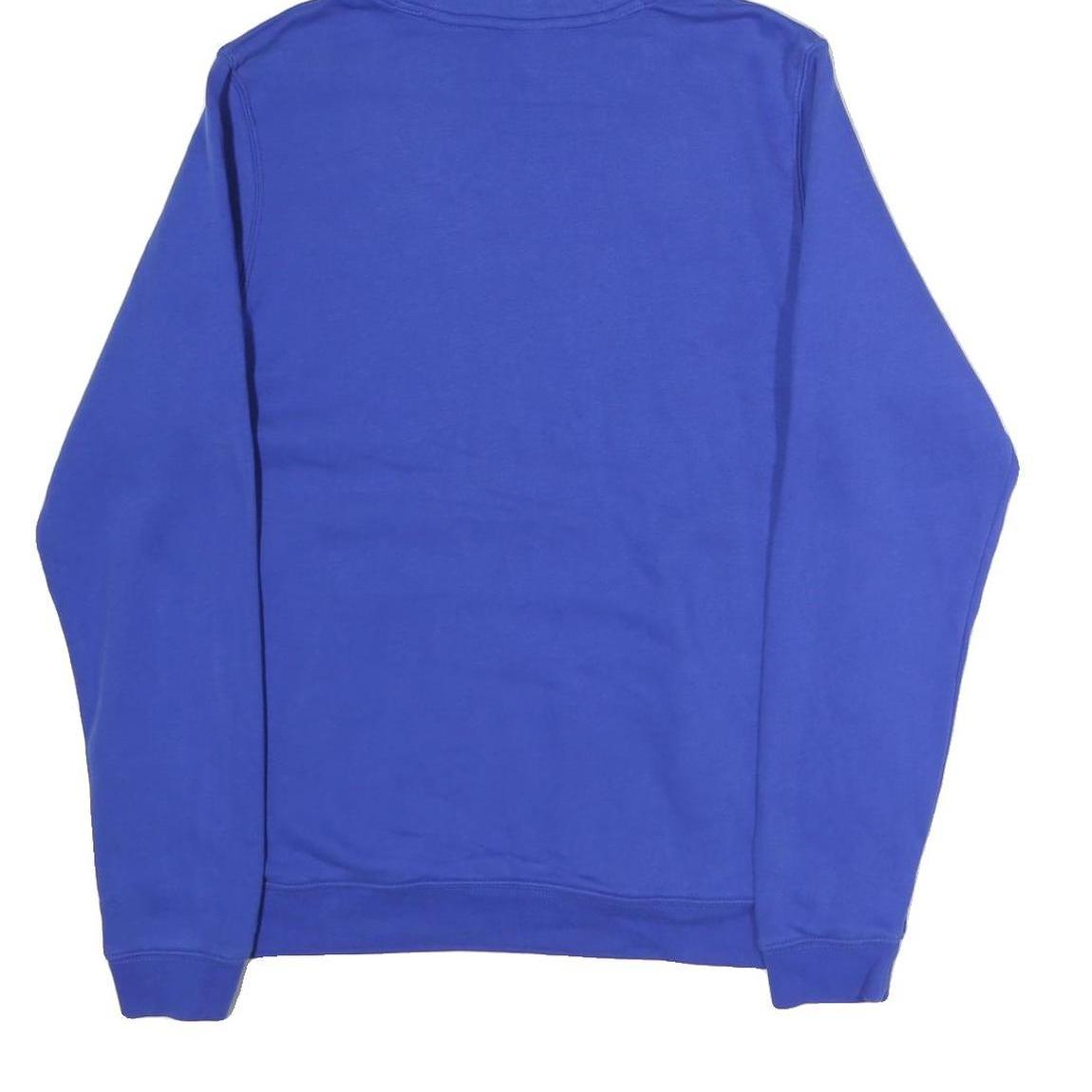 NIKE Mens Blue Carmel Basketball Pullover Hoodie M Cotton Sports Sweatshirt