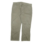 CARHARTT Mens Cotton Blend Beige Regular Straight Trousers W41 L28 Workwear