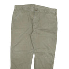 CARHARTT Mens Cotton Blend Beige Regular Straight Trousers W41 L28 Workwear